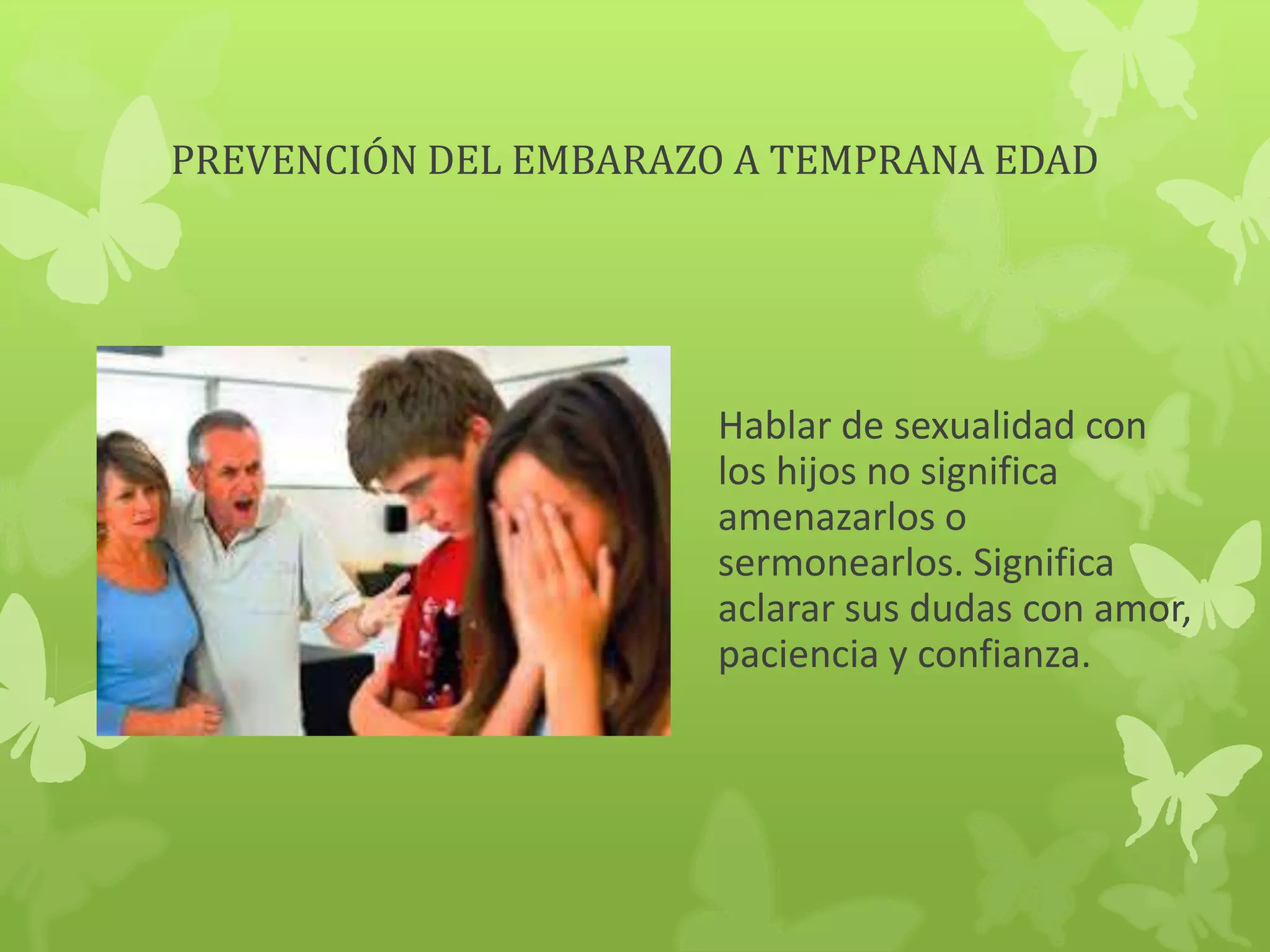 Diapositivas embarazo a temprana edad | PPTX