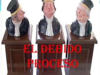 EL DEBIDO
PROCESO
 