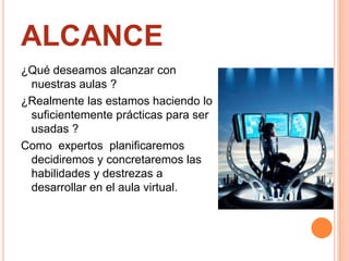 ASPECTOS DE P.A.C.I.EEsta metodología comprende tres aspectos:Sección informativa : En ella constarán los  datos necesarios para que el estudiante sepa lo que va a hacer.Sección de comunicación : Contiene toda la información sobre el  contenido del aula, procesos y operatividad del aula.Sección de interacción : Es el espacio diseñado para interactuar entre el tutor y compañeros, desarrollando de esa manera un aprendizaje colaborativo