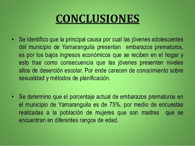 Embarazos en Adolescentes