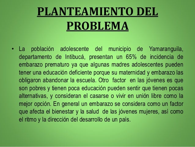 Embarazos en Adolescentes