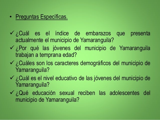 Embarazos en Adolescentes