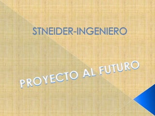 STNEIDER-INGENIERO PROYECTO AL FUTURO 