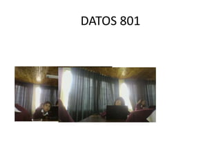 DATOS 801 
