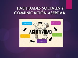 HABILIDADES SOCIALES Y
COMUNICACIÓN ASERTIVA
 