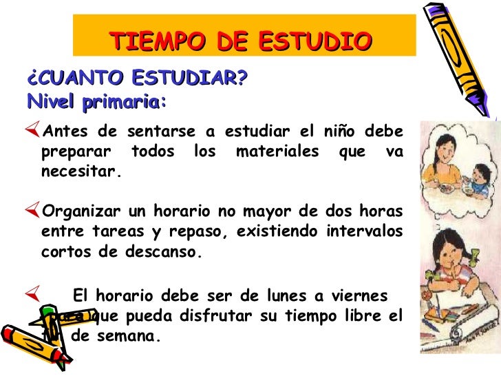 Resultado de imagen de dibujos habitos de estudio
