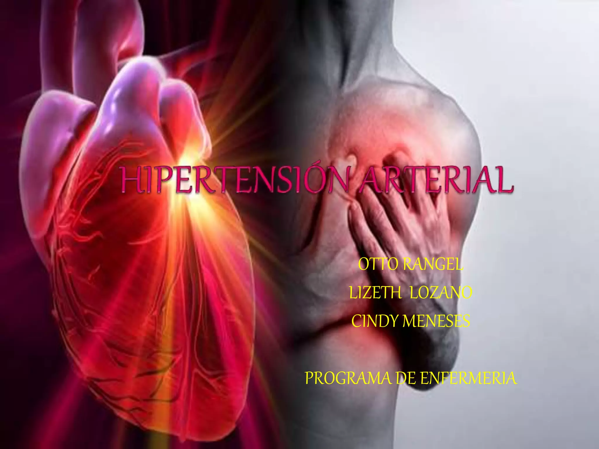 OTTO RANGEL
LIZETH LOZANO
CINDY MENESES
PROGRAMA DE ENFERMERIA