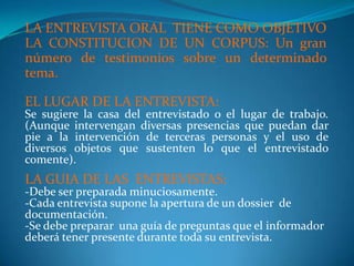 Limitar el tiempo de la entrevista.