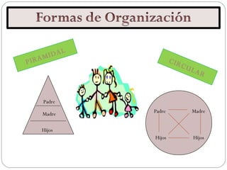 PIRAMIDAL CIRCULAR Padre Madre Hijos Padre Madre Hijos Hijos