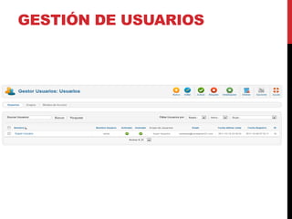 GESTIÓN DE USUARIOS
 