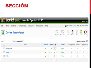 SECCIÓN
 