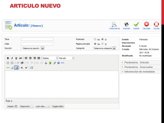 ARTICULO NUEVO
 
