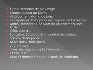 Alex Rogo Diapositivas la meta | PPTX