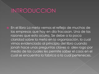 Alex Rogo Diapositivas la meta | PPTX