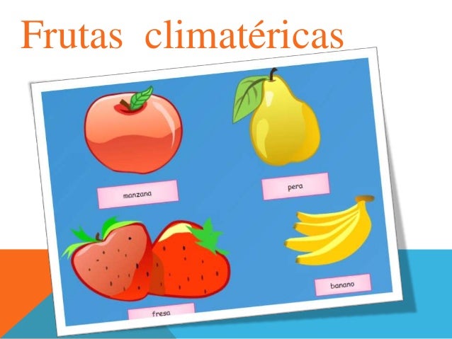 Resultado de imagen para frutas climatericas