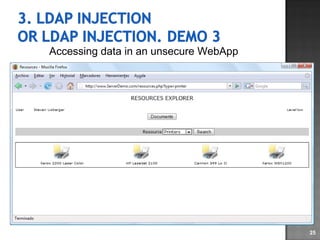 Accessing data in an unsecure WebApp 
