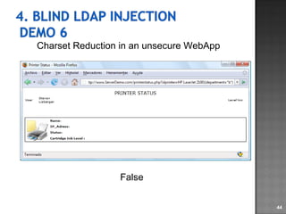 Charset Reduction in an unsecure WebApp False 