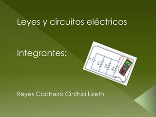 Leyes y circuitos eléctricos


Integrantes:



Reyes Cacheiro Cinthia Lizeth
 