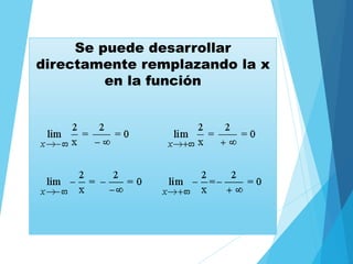 Se puede desarrollar
directamente remplazando la x
en la función
 