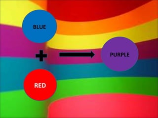 BLUE RED PURPLE 
