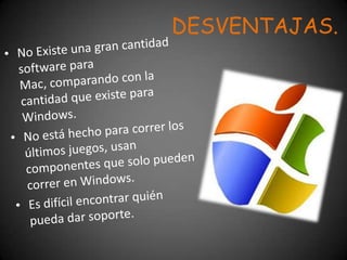 APLICACIONES IMPORTANTES.Procesadores de Texto.OpenOffice y NeoOfficeBeanVisor de imágenes.XeeReproductores de audio y video .VLCiTunes