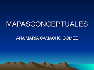 MAPASCONCEPTUALES ANA MARIA CAMACHO GOMEZ 