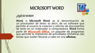 Arriba 36+ imagen usos de microsoft office word