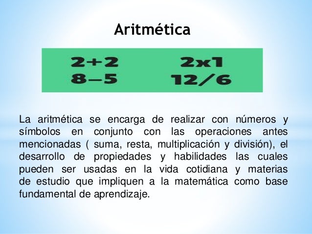 Diapositivas matematica