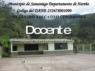 Docente María Mercedes Andrade ,[object Object],[object Object],[object Object]