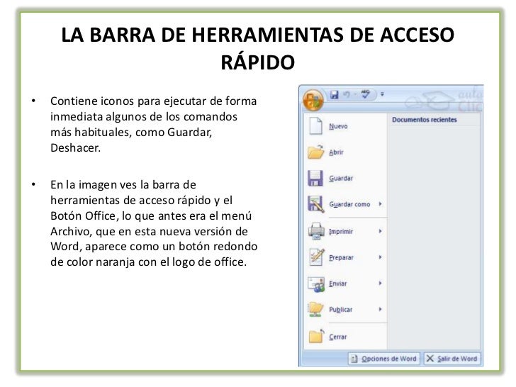 Diapositivas microsoft word