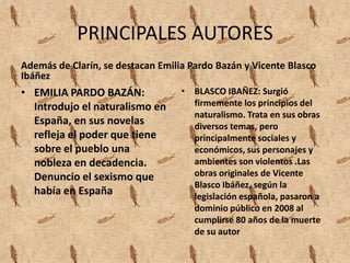 Naturalismo literario autores sale