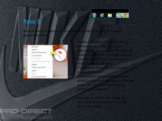 11/06/2016
Paso 3:
Verás la barra de tareas de tu ordenador. Elige el programa al que te
gustaría cambiar.
Puedes acceder a cualquiera de los
elementos de menú que hemos
mencionado haciendo clic derecho en
cualquier parte de la pantalla durante
la presentación. Una vez allí, solo
debes hacer tu elección.
Clic derecho sobre la presentación
Atajos de teclado
Para cambiar entre el puntero de la
pluma y el puntero del ratón, pulsa las
teclas Ctrl + P (pluma) o Ctrl + M
(ratón) en tu teclado.
Presiona la tecla E para borrar las
marcas de tinta durante el uso del
lápiz o resaltador.
 