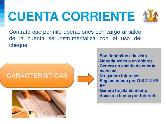 Definicion De Cuenta Corriente A La Vista