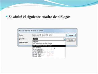  Se abrirá el siguiente cuadro de diálogo:
 
