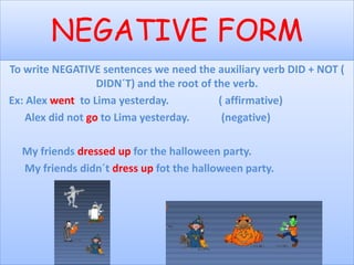simple past tense | PPTX