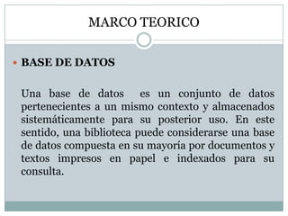 Base de Datos