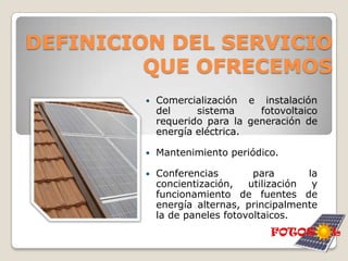 Contribuir en forma importante e innovadora a la solución de los problemas ambientales y de sustentabilidad asociadas al desarrollo energético regional y nacional. OBJETIVOS ESPECIFICOSDisminuir el costo de acceso a la energía  eléctrica.