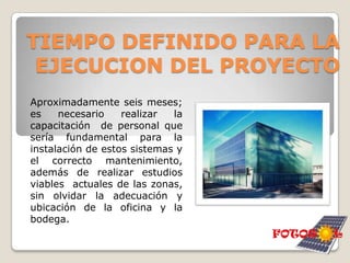 Promover la instalación de fuentes de energía renovables para evitar la contaminación ambiental.