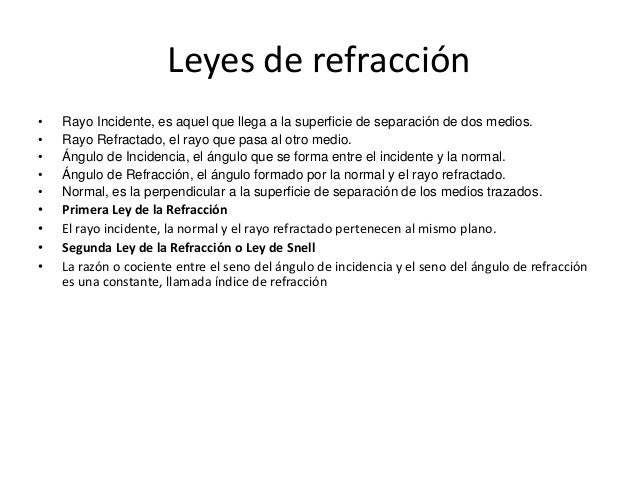 Diapositivas refraccion