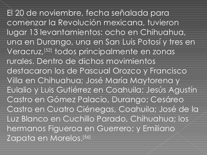 Diapositivas revolucion mexicana
