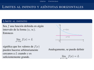 Continuidad. Límites al infinito | PDF