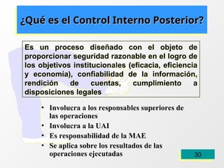 Control Posterio DIAPOSITIVAS SEMINARIO CONTROL INTERNO.ppt