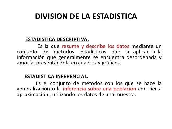 Estadística Descriptiva