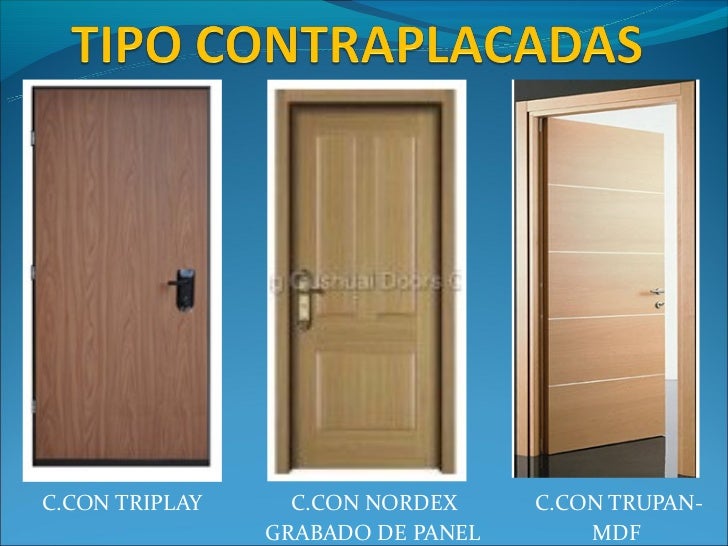 Hoja De Triplay Para Puertas Diapositivas sesion puertas