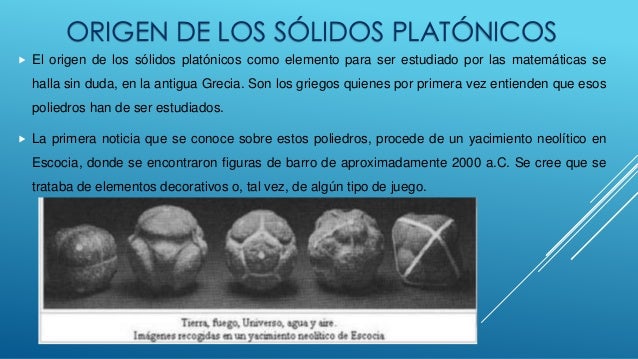 Resultado de imagen de SÃ“LIDOS PLATONICOS NEOLITICOS