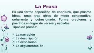 Forma Prosa DIAPOSITIVAS SOBRE EL POEMA 4TO PRIMATRIA IV BIMESTRE.pptx