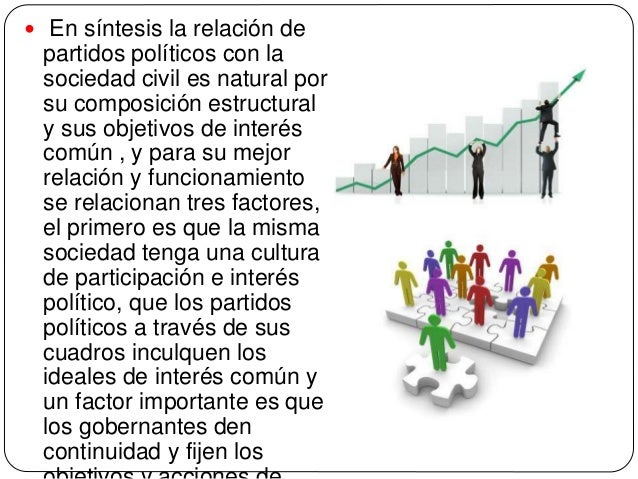 Diapositivas sociedad civil & partidos políticos
