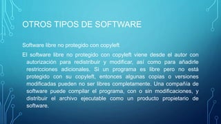 Diapositivas software libre tics