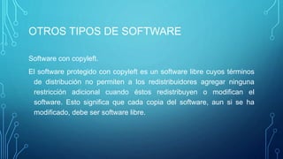 Diapositivas software libre tics