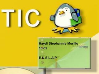 Haydi Stephannie Murillo
10-02

E.N.S.L.A.P
 